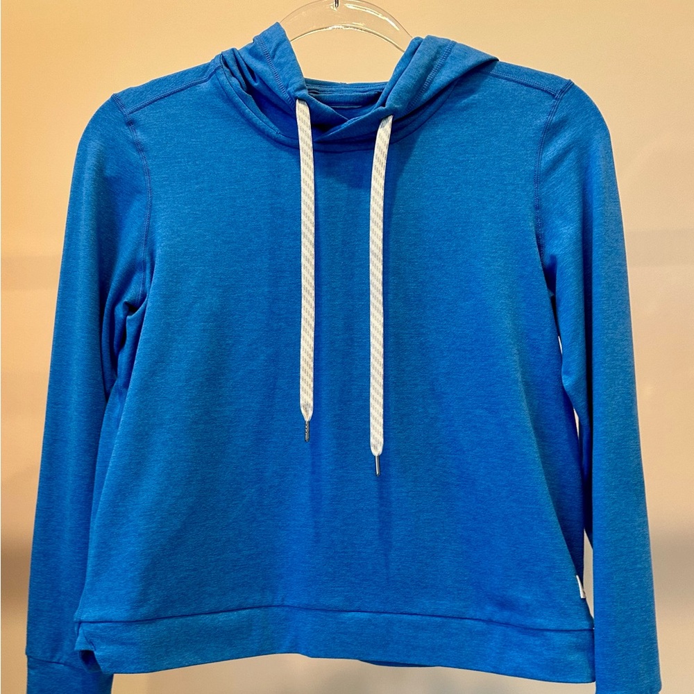 Vuori Halo Essential Hoodie - Blue - Size XS